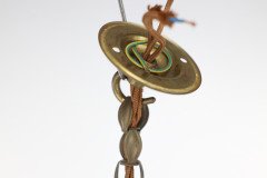 An Arts and Crafts little copper lantern with the original bulbous shade. - Thumbnail 13