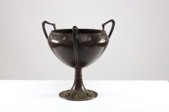 Arthur Dixon for the Birmingham Guild of Handicraft. Two Arts & Crafts Hand Hammered Copper Centrepieces - Thumbnail 4