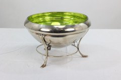 W. A. S. Benson Style. Arts & Crafts Silver-plate Centrepiece with Conical Shaped Bowl - Thumbnail 2