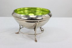W. A. S. Benson Style. Arts & Crafts Silver-plate Centrepiece with Conical Shaped Bowl - Thumbnail 3