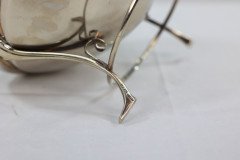 W. A. S. Benson Style. Arts & Crafts Silver-plate Centrepiece with Conical Shaped Bowl - Thumbnail 14