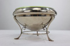 W. A. S. Benson Style. Arts & Crafts Silver-plate Centrepiece with Conical Shaped Bowl - Thumbnail 6