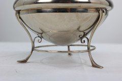 W. A. S. Benson Style. Arts & Crafts Silver-plate Centrepiece with Conical Shaped Bowl - Thumbnail 9