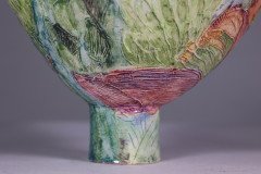Colourful Pottery Finely Made Conical Shaped Centrepiece - Thumbnail 13