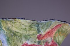Colourful Pottery Finely Made Conical Shaped Centrepiece - Thumbnail 16