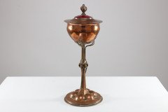 C. R. Ashbee. Made by the Guild of Handicrafts. An Arts & Crafts Copper Chalice - Thumbnail 2