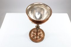 C. R. Ashbee. Made by the Guild of Handicrafts. An Arts & Crafts Copper Chalice - Thumbnail 4