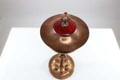 C. R. Ashbee. Made by the Guild of Handicraft. Arts & Crafts Copper Chalice - Thumbnail 6