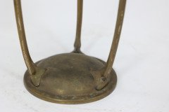 WMF, art Nouveau Hand Beaten Brass Chalice on Three Organic Supports - Thumbnail 10