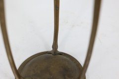 WMF, art Nouveau Hand Beaten Brass Chalice on Three Organic Supports - Thumbnail 12