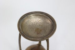 WMF, art Nouveau Hand Beaten Brass Chalice on Three Organic Supports - Thumbnail 14