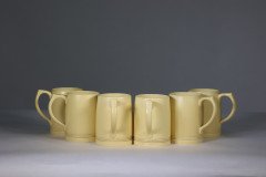 Keith Murray for Wedgwood. Rare Complete & Original Set of Six Lemonade Mugs - Thumbnail 3