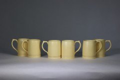 Keith Murray for Wedgwood. Rare Complete & Original Set of Six Lemonade Mugs - Thumbnail 4