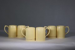 Keith Murray for Wedgwood. Rare Complete & Original Set of Six Lemonade Mugs - Thumbnail 5