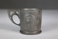 Liberty & Co., An Arts & Crafts Pewter Christening Mug - Thumbnail 9