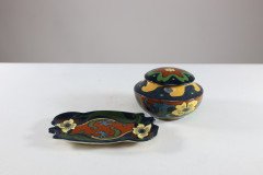 Frederick Alfred Rhead for Foley Art Pottery. Pottery Tray & Pot - Thumbnail 3
