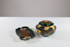 Frederick Alfred Rhead for Foley Art Pottery. Pottery Tray & Pot - Thumbnail 4
