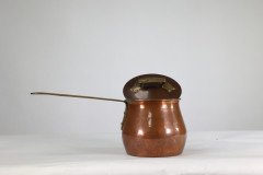 Birmingham Guild of Handicraft, Arts & Crafts Copper Chocolate Pan - Thumbnail 9