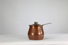 Birmingham Guild of Handicraft, Arts & Crafts Copper Chocolate Pan - Thumbnail 4
