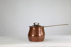 Birmingham Guild of Handicraft, Arts & Crafts Copper Chocolate Pan - Thumbnail 5