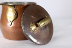 Birmingham Guild of Handicraft, Arts & Crafts Copper Chocolate Pan - Thumbnail 12