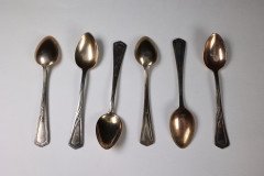 WMF, Set of Six Arts & Crafts Silver Plated Sugar Spoons - Thumbnail 2