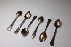 WMF. A Set of Six Silver Plated Sugar Spoons - Thumbnail 3
