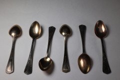 WMF, Set of Six Arts & Crafts Silver Plated Sugar Spoons - Thumbnail 5