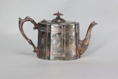 James Dixon & Sons. An Aesthetic Movement Electroplated Britannia Metal Tea Set - Thumbnail 5