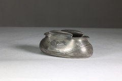 Liberty & Co., An Arts & Crafts Three Piece Tea Set with Floral Decoration - Thumbnail 3