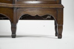 George Jack for Morris & Co., Two Fine Quality Aesthetic Movement Walnut Glazed Corner Cabinets - Thumbnail 17