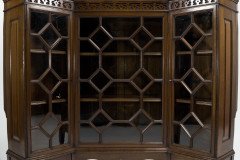 George Jack for Morris & Co., Two Fine Quality Aesthetic Movement Walnut Glazed Corner Cabinets - Thumbnail 13
