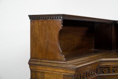George Jack for Morris & Co., Two Fine Quality Aesthetic Movement Walnut Glazed Corner Cabinets - Thumbnail 8