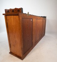 An Aesthetic Movement Ash & Fiddle Back Wall Cabinet - Thumbnail 7