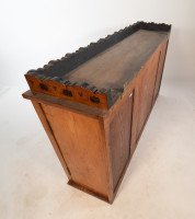 An Aesthetic Movement Ash & Fiddle Back Wall Cabinet - Thumbnail 8