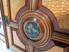 An Aesthetic Movement Ash & Fiddle Back Wall Cabinet - Thumbnail 16