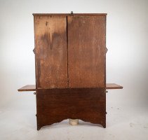 Aesthetic Movement Walnut Shelf Cabinet In the style of E. W. Godwin - Thumbnail 6