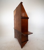 Aesthetic Movement Walnut Shelf Cabinet In the style of E. W. Godwin - Thumbnail 8