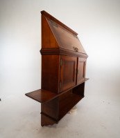 Aesthetic Movement Walnut Shelf Cabinet In the style of E. W. Godwin - Thumbnail 9
