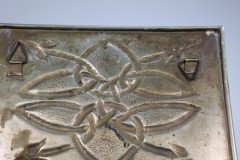 Margaret Gilmour School. Arts & Crafts Silver Plated Celtic Decorated Wall Rack - Thumbnail 13
