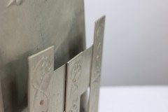 Margaret Gilmour School. Arts & Crafts Silver Plated Celtic Decorated Wall Rack - Thumbnail 10