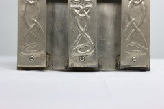 Margaret Gilmour School. Arts & Crafts Silver Plated Celtic Decorated Wall Rack - Thumbnail 9