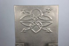 Margaret Gilmour School. Arts & Crafts Silver Plated Celtic Decorated Wall Rack - Thumbnail 5
