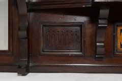Jackson & Graham Attributed, Moorish Mahogany Overmantel or Wall Shelf - Thumbnail 3