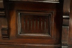 Jackson & Graham Attributed, Moorish Mahogany Overmantel or Wall Shelf - Thumbnail 4