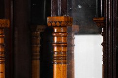 Jackson & Graham Attributed, a Fine Quality Moorish Mahogany Overmantel or Wall Shelf - Thumbnail 5