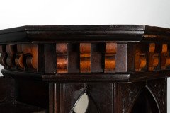 Jackson & Graham Attributed, a Fine Quality Moorish Mahogany Overmantel or Wall Shelf - Thumbnail 7