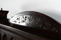 Jackson & Graham Attributed, a Fine Quality Moorish Mahogany Overmantel or Wall Shelf - Thumbnail 10