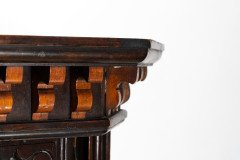 Jackson & Graham Attributed, a Fine Quality Moorish Mahogany Overmantel or Wall Shelf - Thumbnail 11