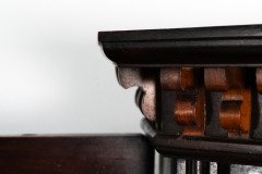 Jackson & Graham Attributed, Moorish Mahogany Overmantel or Wall Shelf - Thumbnail 13